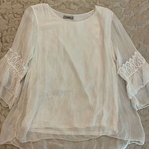 Tendenze White Silky Blouse